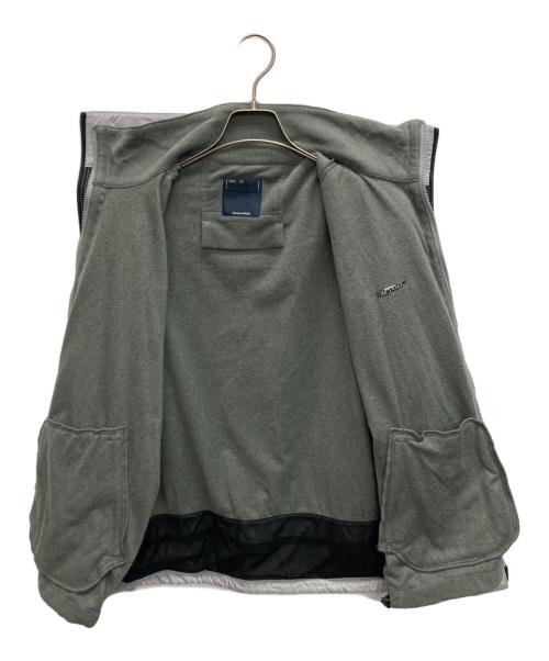 meanswhile（ミーンズワイル）meanswhile (ミーンズワイル) Polartec Fleece Overwrap JKT グレー サイズ:SIZE　02の古着・服飾アイテム