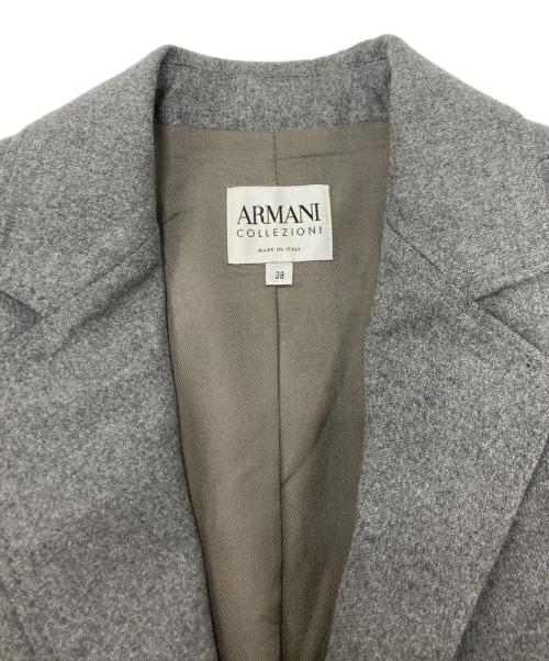 ARMANI COLLEZIONI（アルマーニ コレツィオーニ）ARMANI COLLEZIONI (アルマーニ コレツィオーニ) 1Bジャケット グレー サイズ:SIZE 38の古着・服飾アイテム