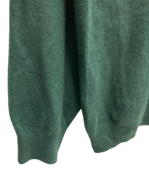 Text（テクスト）Text (テクスト) モンゴリアン カシミヤ ニット グリーン サイズ:1の古着・服飾アイテム
