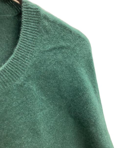 Text（テクスト）Text (テクスト) モンゴリアン カシミヤ ニット グリーン サイズ:1の古着・服飾アイテム
