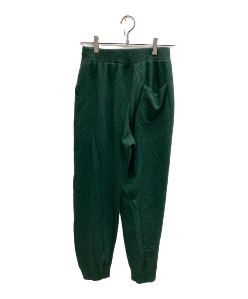 Text（テクスト）Text (テクスト) モンゴリアン カシミヤ ニットパンツ グリーン サイズ:1の古着・服飾アイテム