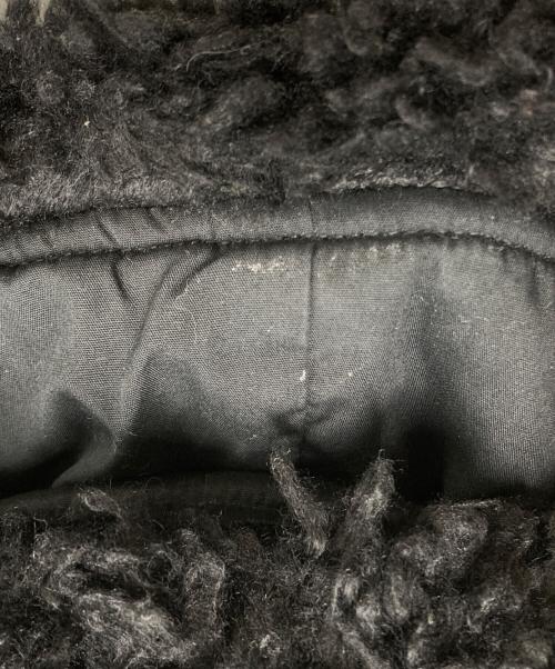 BASICK（ベイシックス）BASICK (ベイシックス) フェイク ファー ビッグ バケット ハット ブラック サイズ:Ｓの古着・服飾アイテム