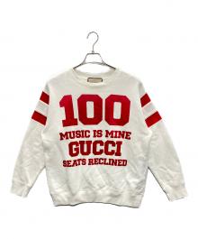 GUCCI（グッチ）の古着「プリントスウェット」｜ホワイト