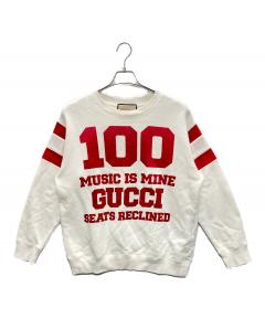 中古・古着通販】GUCCI (グッチ) GGロゴダブルジップニットポンチョ