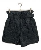 GANNIガニー）の古着「キルティングショートパンツ」｜ブラック