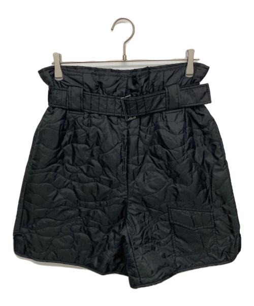 GANNI（ガニー）GANNI (ガニー) キルティングショートパンツ ブラック サイズ:SIZE 38の古着・服飾アイテム