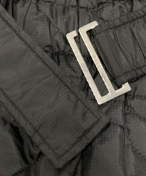 GANNI（ガニー）GANNI (ガニー) キルティングショートパンツ ブラック サイズ:SIZE 38の古着・服飾アイテム