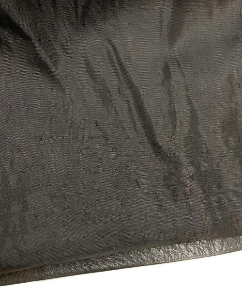 Yves Saint Laurent pour homme（イヴサンローラン プールオム）Yves Saint Laurent POUR HOMME (イヴサンローラン プールオム) レザージャケット ブラック サイズ:SIZE 50の古着・服飾アイテム