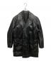 Yves Saint Laurent POUR HOMME（イヴサンローラン プールオム）の古着「レザージャケット」｜ブラック