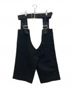 COMME des GARCONS HOMME PLUSコムデギャルソンオムプリュス）の古着「ポリ縮絨チャップス」｜ブラック