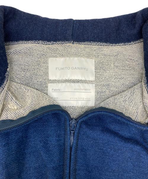 FUMITO GANRYU（フミトガンリュウ）FUMITO GANRYU (フミトガンリュウ) フーデッドコート ネイビー サイズ:SIZE 2の古着・服飾アイテム
