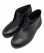 Lloyd footwearロイドフットウェア）の古着「シボ チャッカブーツ」｜ブラック