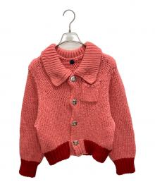 OUAT×SUPER A MARKET（オーユーエーティー×スーパーエーマーケット）の古着「META KNIT」｜ピンク