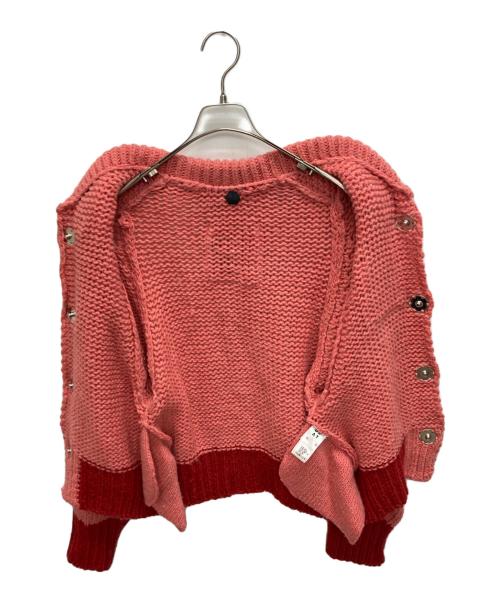 OUAT（オーユーエーティー）OUAT (オーユーエーティー) SUPER A MARKET (スーパーエーマーケット) META KNIT ピンク サイズ:SIZE 0の古着・服飾アイテム
