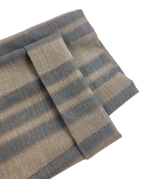 WALES BONNER（ウェールズボナー）WALES BONNER (ウェールズボナー) STRIPE TAILORING スラックス ブラウン サイズ:SIZE 44の古着・服飾アイテム