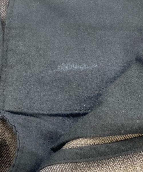 WALES BONNER（ウェールズボナー）WALES BONNER (ウェールズボナー) STRIPE TAILORING スラックス ブラウン サイズ:SIZE 44の古着・服飾アイテム