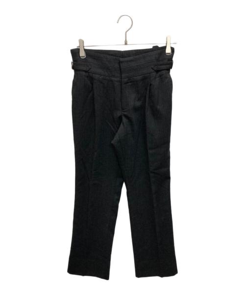BURBERRY（バーバリー）BURBERRY (バーバリー) サイドアジャストスラックス グレー サイズ:SIZE 46の古着・服飾アイテム