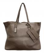 ANAYIアナイ）の古着「レザートートバッグ」｜ブラウン