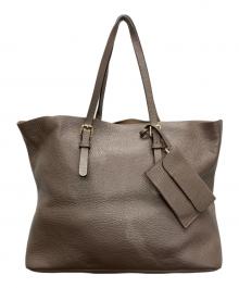 ANAYI（アナイ）の古着「レザートートバッグ」｜ブラウン