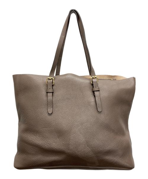 ANAYI（アナイ）ANAYI (アナイ) レザートートバッグ ブラウンの古着・服飾アイテム