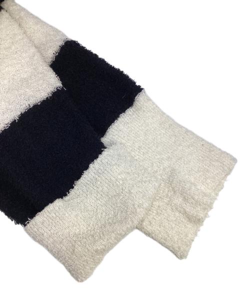 Licht Bestreben（リヒトベシュトレーベン）Licht Bestreben (リヒトベシュトレーベン) ピンチョスヤーンサイドベントサマーニット ベージュ×ブラック サイズ:SIZE　2の古着・服飾アイテム