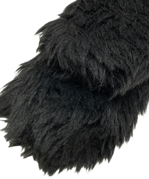 tricot COMME des GARCONS（トリココムデギャルソン）tricot COMME des GARCONS (トリココムデギャルソン) エコファーストール ブラックの古着・服飾アイテム