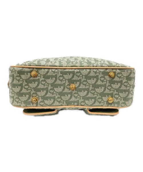 Christian Dior（クリスチャン ディオール）Christian Dior (クリスチャン ディオール) trotter double saddle Handbag canvas カーキの古着・服飾アイテム