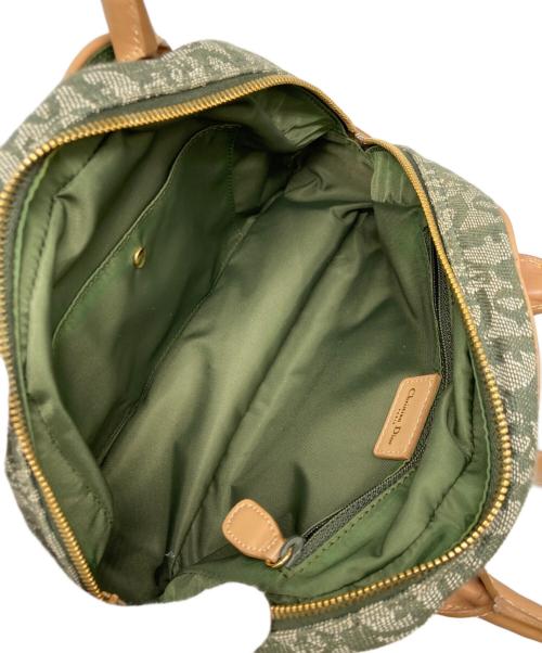 Christian Dior（クリスチャン ディオール）Christian Dior (クリスチャン ディオール) trotter double saddle Handbag canvas カーキの古着・服飾アイテム