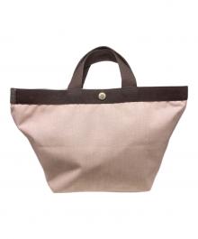 Herve Chapelier（エルベシャプリエ）の古着「舟型トートバッグ」｜ピンク