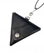 JOHN LAWRENCE SULLIVANジョン ローレンス サリバン）の古着「トライアングルコインケース」｜ブラック