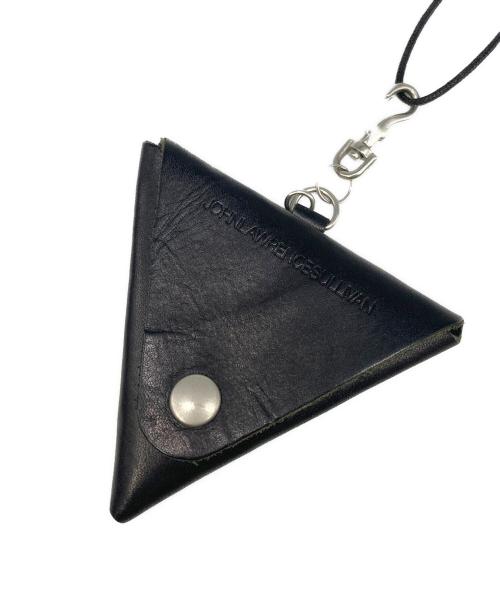 JOHN LAWRENCE SULLIVAN（ジョン ローレンス サリバン）JOHN LAWRENCE SULLIVAN (ジョン ローレンス サリバン) トライアングルコインケース ブラックの古着・服飾アイテム