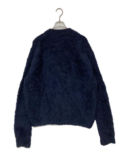 Name.（ネーム）Name. (ネーム) MALL YARN ZIP UP KNIT CARDIGAN ネイビー サイズ:SIZE 2の古着・服飾アイテム