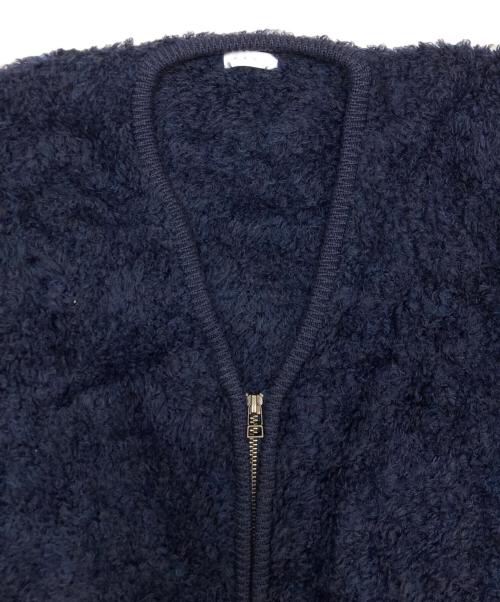Name.（ネーム）Name. (ネーム) MALL YARN ZIP UP KNIT CARDIGAN ネイビー サイズ:SIZE 2の古着・服飾アイテム