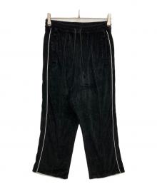 Name.（ネーム）の古着「VELOUR TRACK PANTS」｜ブラック