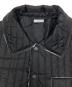 中古・古着 Name. (ネーム) CZ STRIPE QUILTING JACKET ブラック サイズ:SIZE 0：21000円