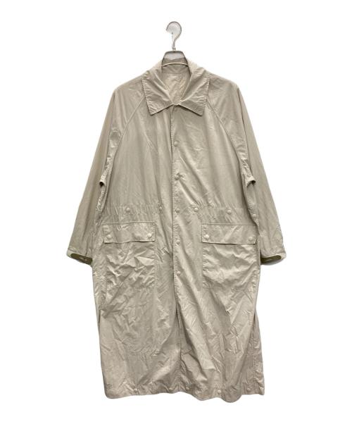 ASTRAET（アストラット）ASTRAET (アストラット) ナイロン タフタ 2WAY ステンカラーコート ベージュ サイズ:SIZE Freeの古着・服飾アイテム