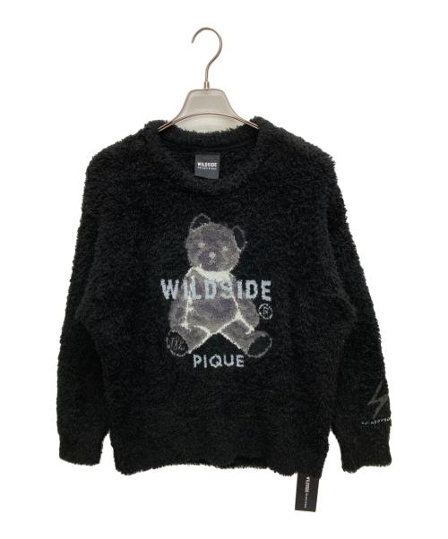 gelato pique（ジェラートピケ）gelato pique (ジェラートピケ) WILDSWANS (ワイルドスワンズ) ジェラートベアジャガードプルオーバー ブラック サイズ:SIZE MLの古着・服飾アイテム