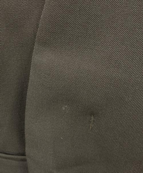 MIESROHE（ミースロエ）MIESROHE (ミースロエ) リラクシーウールノーカラージャケット カーキ サイズ:SIZE 1の古着・服飾アイテム