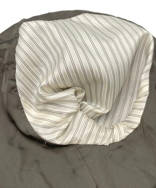 MIESROHE（ミースロエ）MIESROHE (ミースロエ) リラクシーウールノーカラージャケット カーキ サイズ:SIZE 1の古着・服飾アイテム