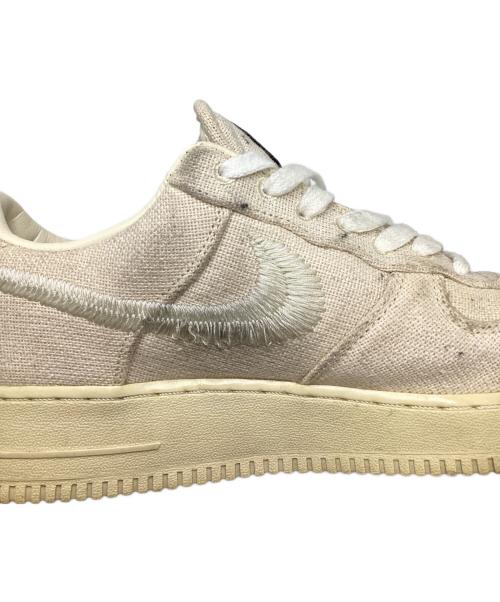 NIKE（ナイキ）NIKE (ナイキ) stussy (ステューシー) Air Force 1 Low ベージュ サイズ:SIZE US11の古着・服飾アイテム