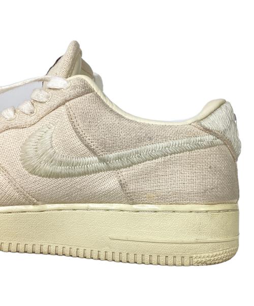 NIKE（ナイキ）NIKE (ナイキ) stussy (ステューシー) Air Force 1 Low ベージュ サイズ:SIZE US11の古着・服飾アイテム