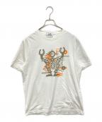 HERMESエルメス）の古着「ロボットプリントTシャツ」｜ホワイト