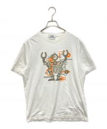 HERMES（エルメス）の古着「ロボットプリントTシャツ」｜ホワイト