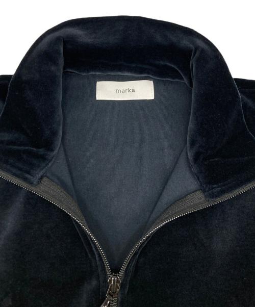 MARKA（マーカ）MARKA (マーカ) ベロアトラックジャケット ブラック サイズ:SIZE 1の古着・服飾アイテム