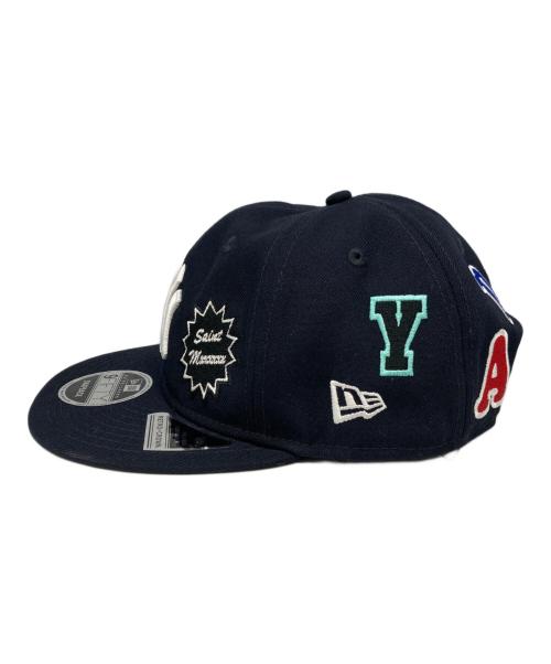 New Era（ニューエラ）New Era (ニューエラ) SAINT MICHAEL (セントマイケル) BORN & RAISED 59FIFTY Baseball Cap ネイビーの古着・服飾アイテム