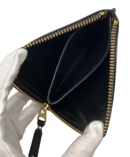 COMME des GARCONS wallet（コムデギャルソン ウォレット）COMME des GARCONS Wallet (コムデギャルソン ウォレット) L字コンパクトウォレット ブラックの古着・服飾アイテム