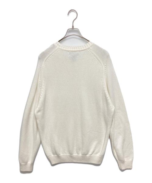 LAND'S END（ランズエンド）LAND'S END (ランズエンド) ドリフターセーター ホワイト サイズ:SIZE Mの古着・服飾アイテム