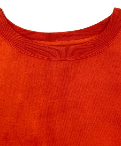 THE NORTHFACE PURPLELABEL（ザ・ノースフェイス パープルレーベル）THE NORTHFACE PURPLELABEL (ザ・ノースフェイス パープルレーベル) 10oz Mountain Crew Neck Sweat オレンジ サイズ:SIZE Lの古着・服飾アイテム
