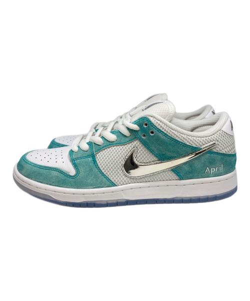 NIKE SB（ナイキエスビー）NIKE SB (ナイキエスビー) APRIL SKATEBOARDS (エイプリル・スケートボード) Dunk Low Pro QS ホワイト サイズ:US9.5の古着・服飾アイテム