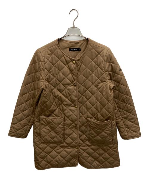 LAUREN RALPH LAUREN（ローレンラルフローレン）LAUREN RALPH LAUREN (ローレンラルフローレン) キルティングコート ベージュ サイズ:SIZE Lの古着・服飾アイテム